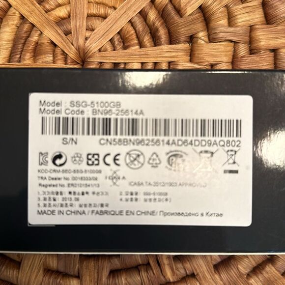 2X New Genuine Samsung 3D Glasses SSG-5100GB BN96-25615A - Picture 4 of 4